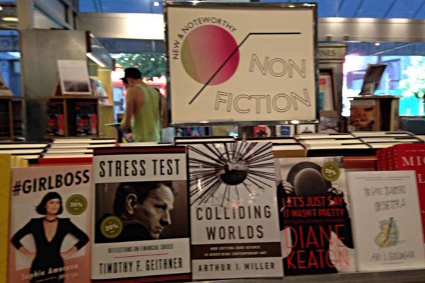 The first bookstore sighting - Colliding Worlds actually exists out there!!!!